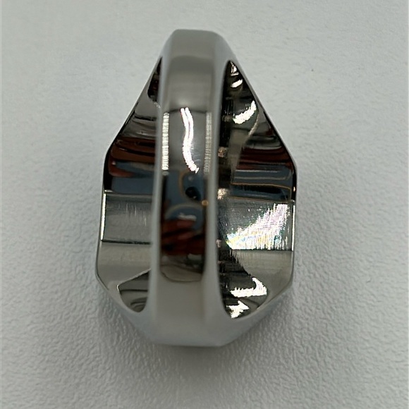 2140- Lapis Lazuli Natural Gemstone Handmade Men's Ring Size 10.5 NWT - Picture 7 of 8